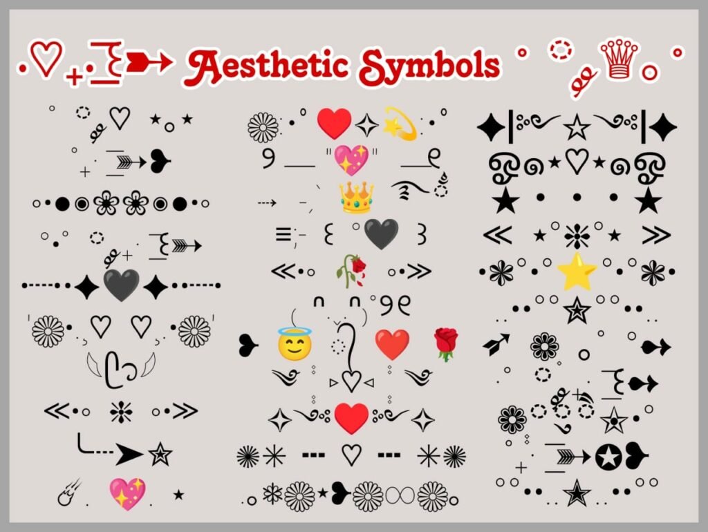 Aesthetic Symbols